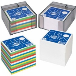 CUBO NOTES 86x86 mm PORTAPENNA - MULTICOLOR  -22220-