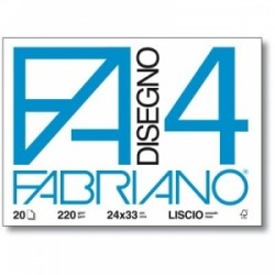ALBUM FABRIANO F4 c/angoli 24x33 20fg RUVIDO 200gr.